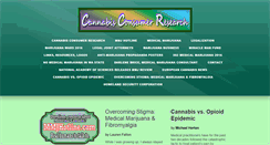 Desktop Screenshot of cannabisconsumerresearch.com